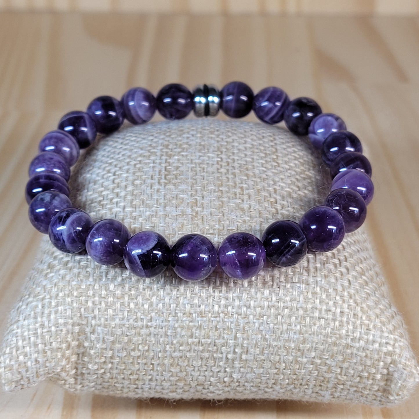 Bracelet Améthyste rubanée