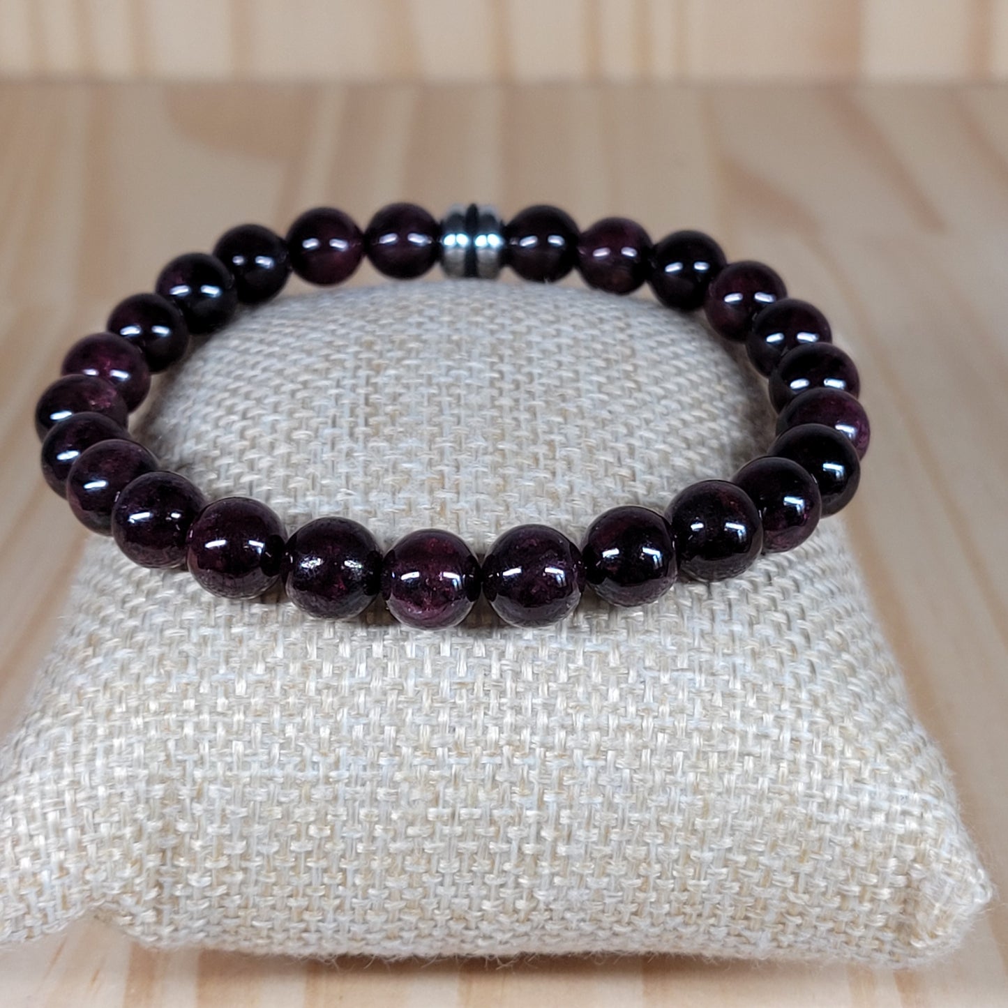 Bracelet Grenat rouge almandin