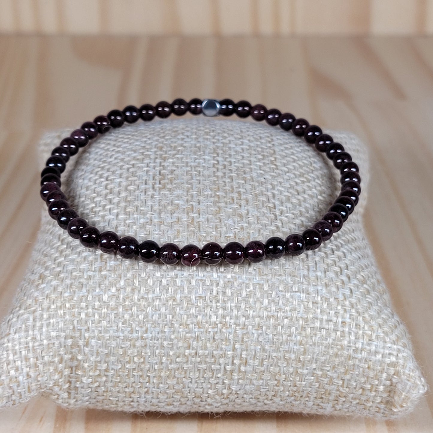 Bracelet Grenat rouge almandin