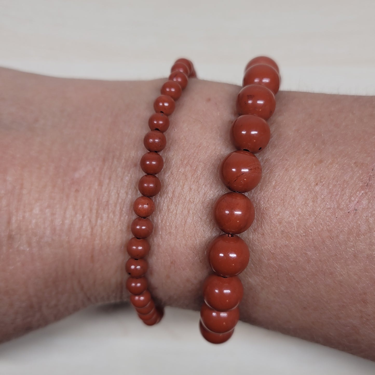 Bracelet Jaspe rouge