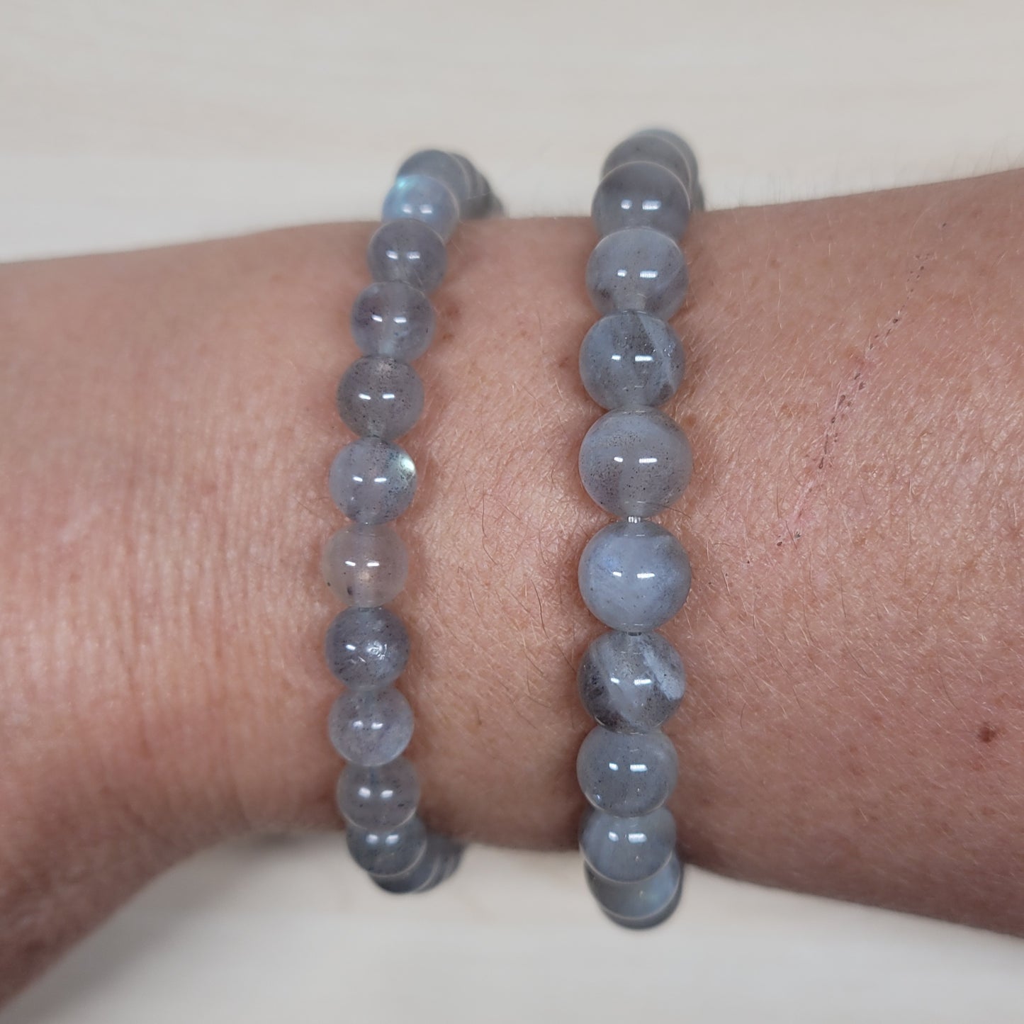 Bracelet Labradorite claire
