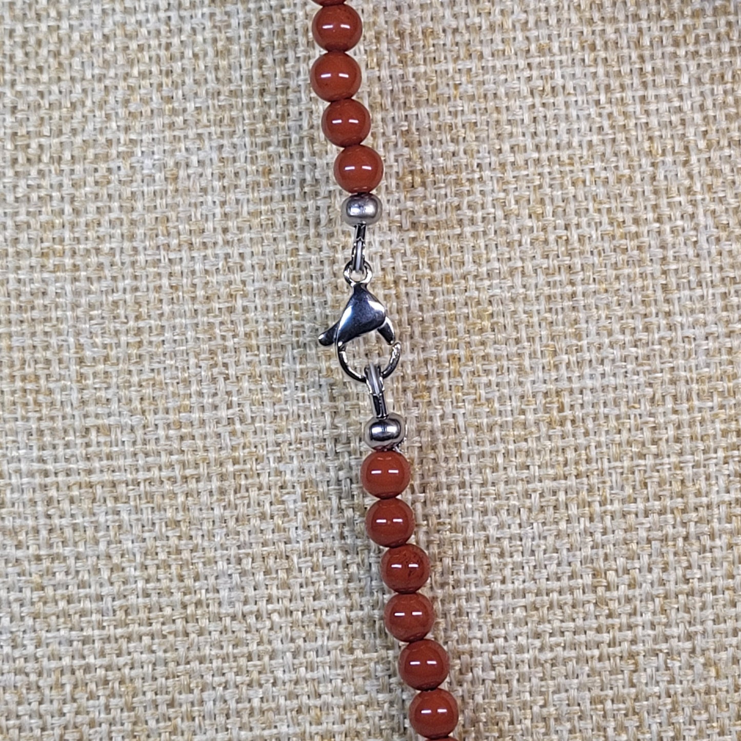 Collier Jaspe Rouge Dégradé