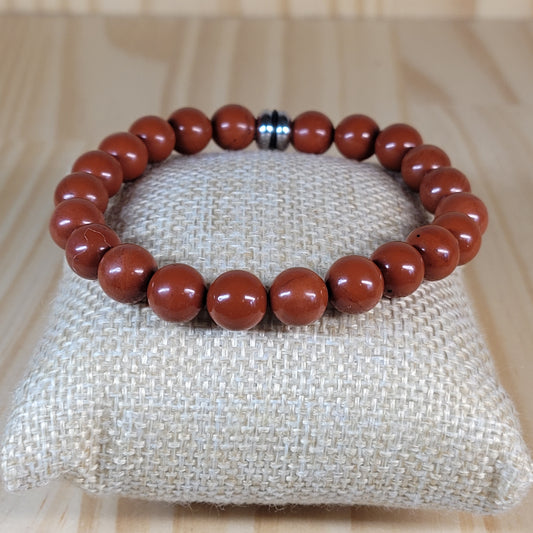 Bracelet Jaspe rouge
