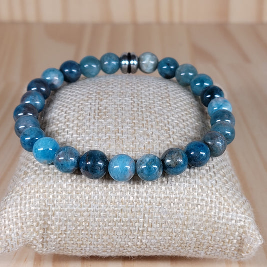 Bracelet Apatite Bleue