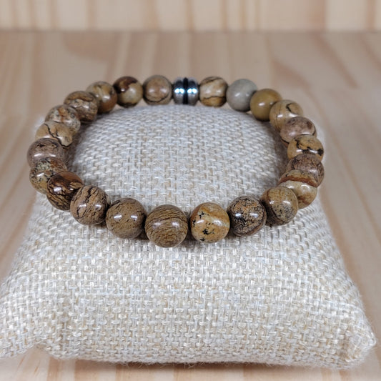 Bracelet Jaspe paysage
