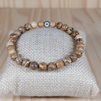 Bracelet Jaspe paysage
