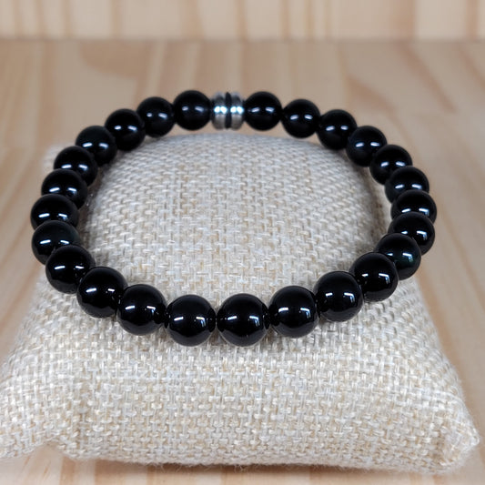 Bracelet Obsidienne