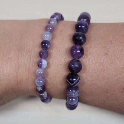Bracelet Améthyste rubanée