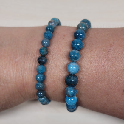 Bracelet Apatite Bleue