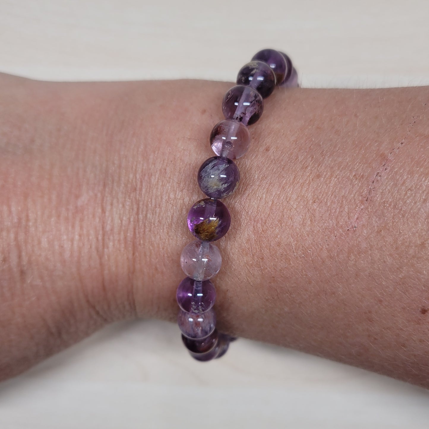 Bracelet Améthyste fantôme