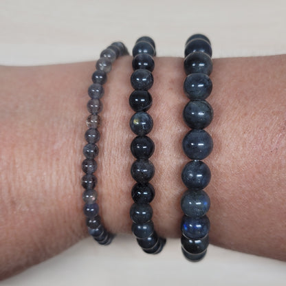Bracelet Labradorite foncée