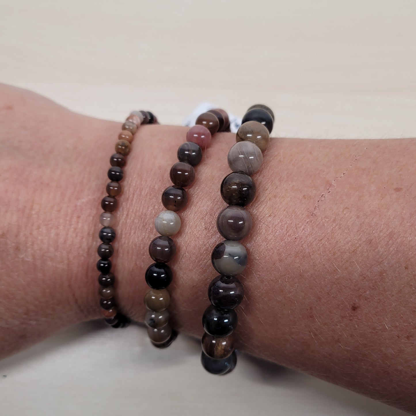 Bracelet Bois Fossile