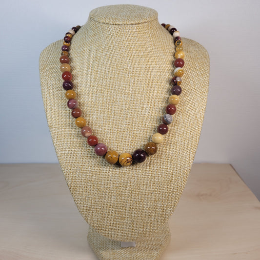Collier Jaspe Mokaïte Dégradé