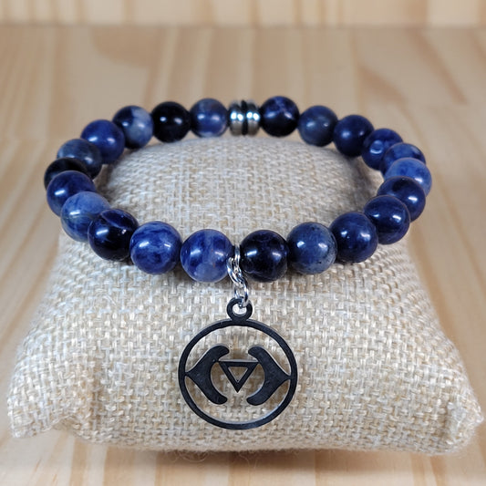 Bracelet Chakra du 3ᵉ̀ᵐᵉ Œil "Ajna"