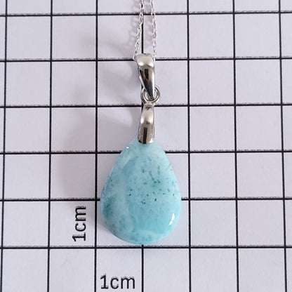Pendentif Larimar – Argent 925