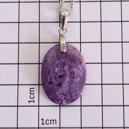 Pendentif Charoïte – Argent 925