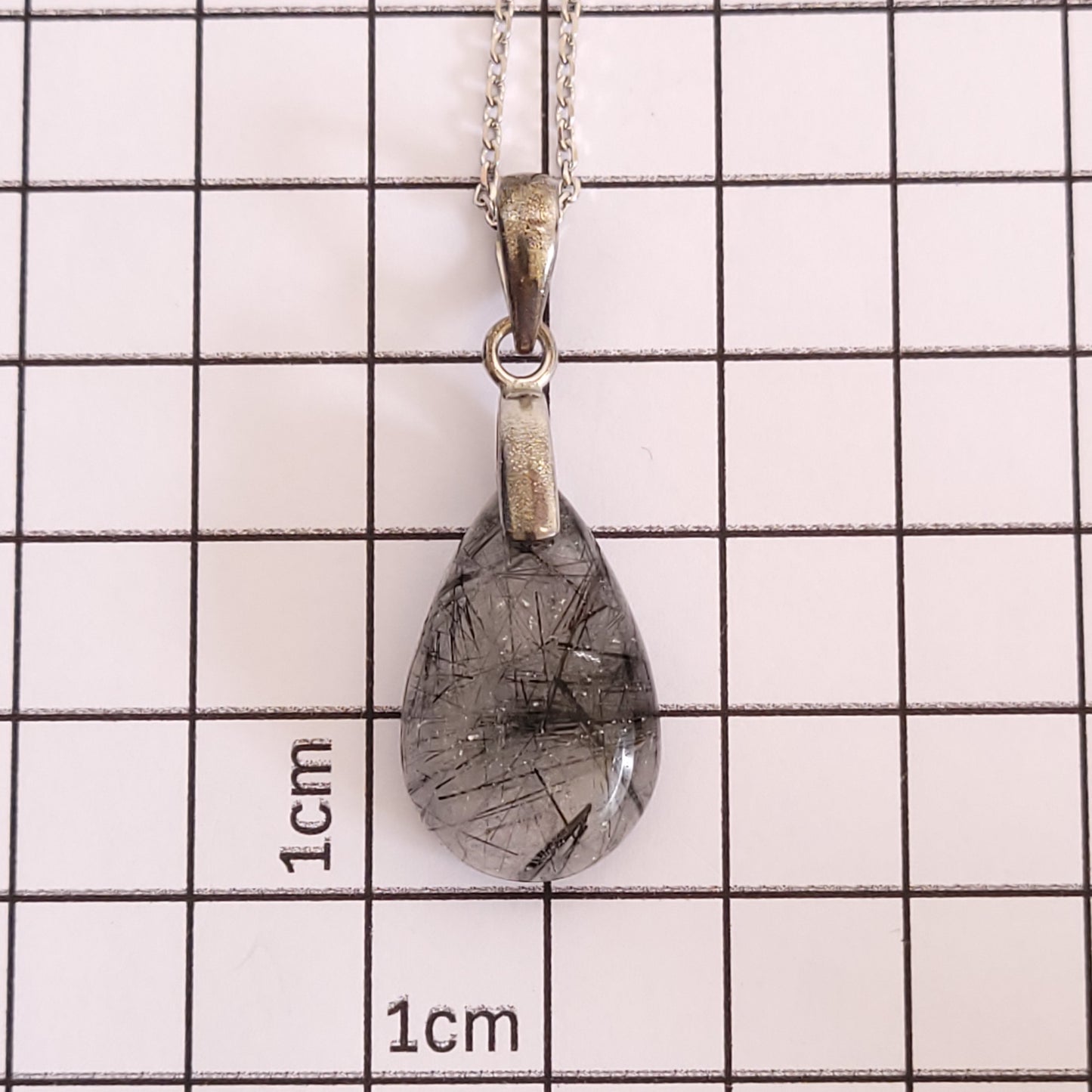 Pendentif Quartz Tourmaline – Argent 925