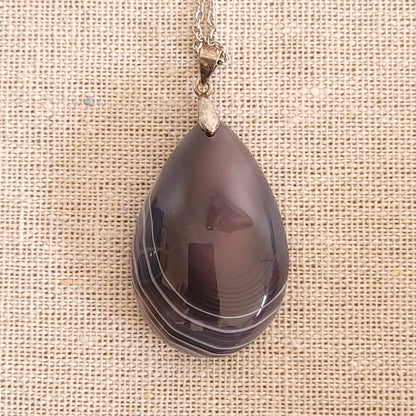 Pendentif Agate – Argent 925