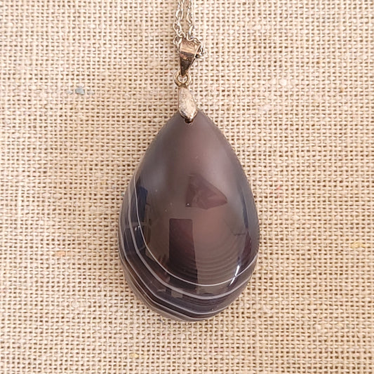 Pendentif Agate – Argent 925
