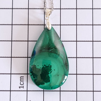 Pendentif Malachite – Argent 925