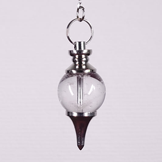 Pendule sphère Cristal de roche