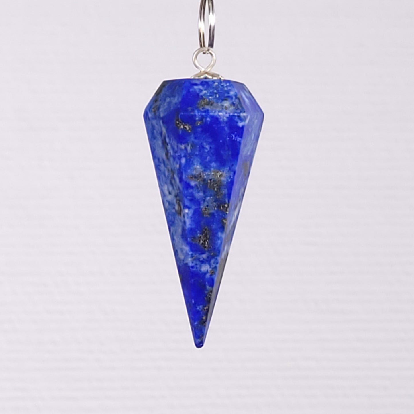 Pendule à facettes lapis lazuli