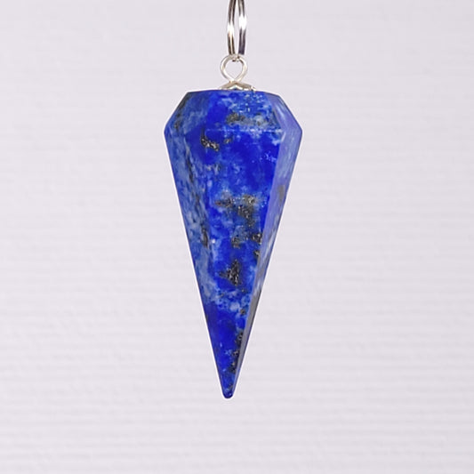 Pendule à facettes lapis lazuli