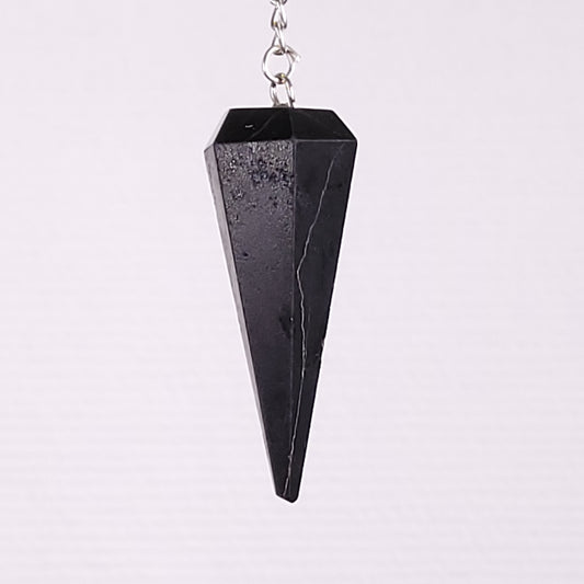 Pendule à facettes tourmaline